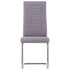 Swen Studio -  Cantilever Dining Chairs 6 pcs Taupe Fabric